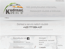 Tablet Screenshot of kudrnac.net
